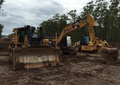 Gunia Plant Hire use advanced Caterpillar excavators for large scale excavation and earth moving jobs in SA