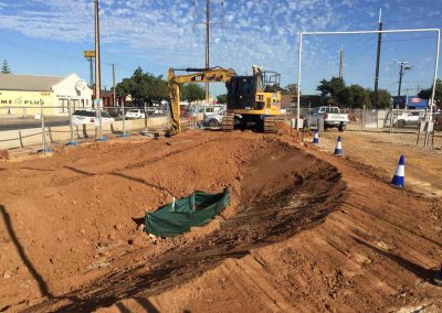 Site preparation in progress in Adelaide